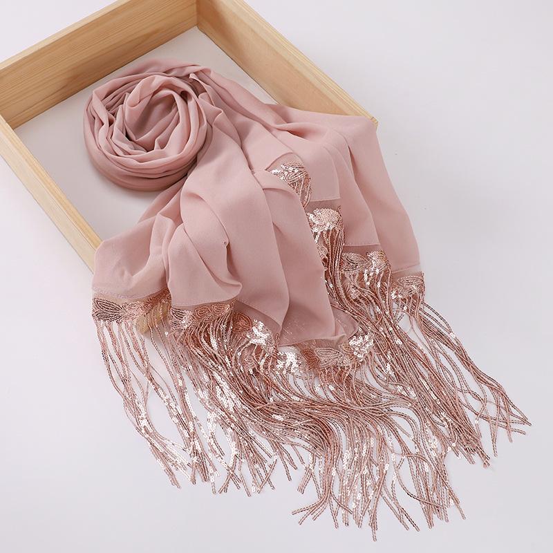 LUMAYA LM1139 Pearl Chiffon Scarf