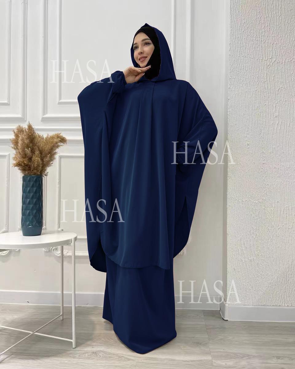 LM6583 Women's Loose Long Robe Suit