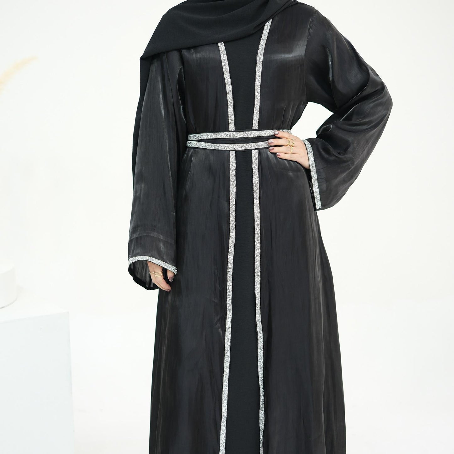 LUMAYA LM1184 2pcs Set Cardigan+Inner Dress