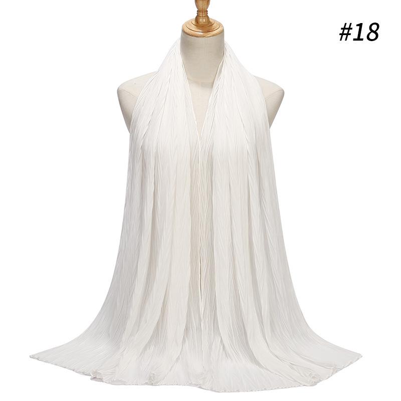 LUMAYA LM1137 Pearl Chiffon Baotou Scarf