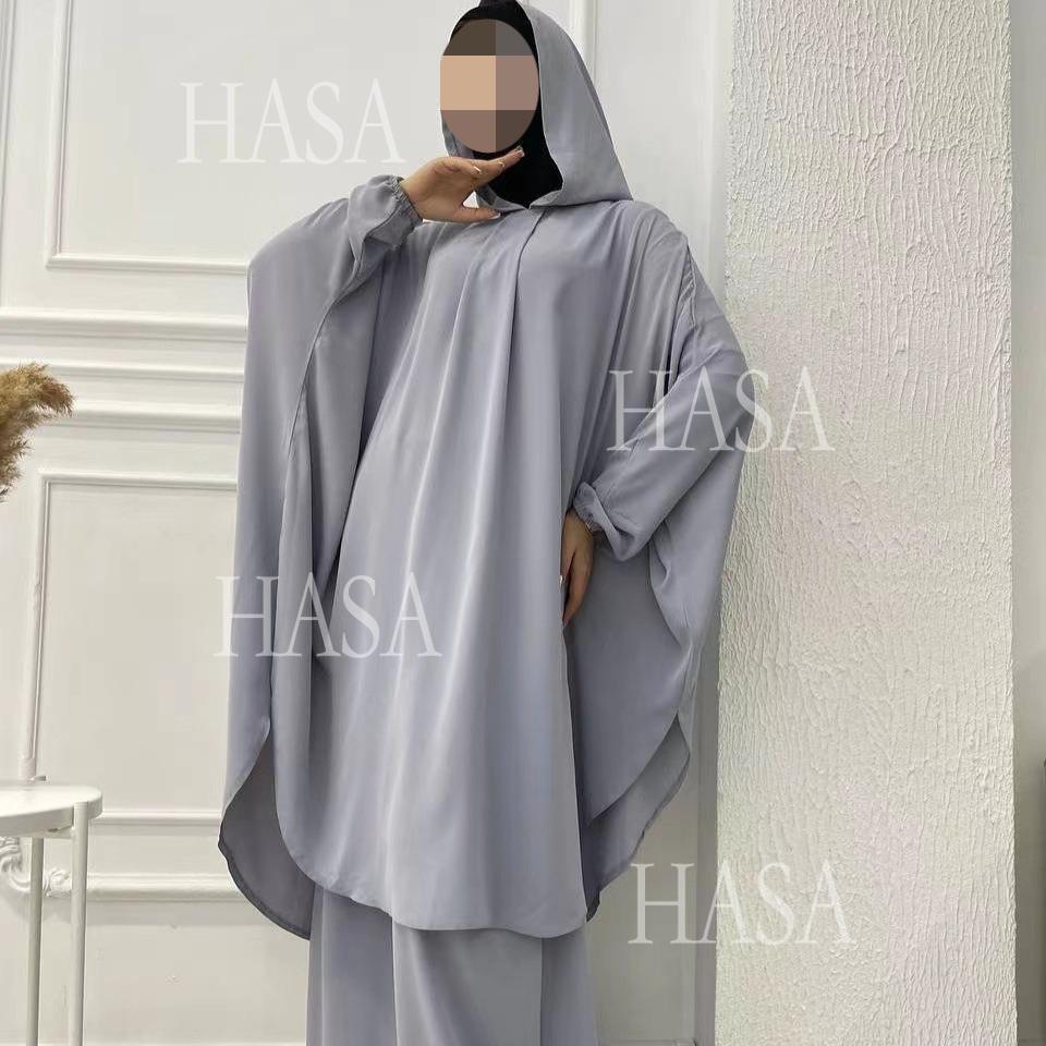 LM6583 Women's Loose Long Robe Suit