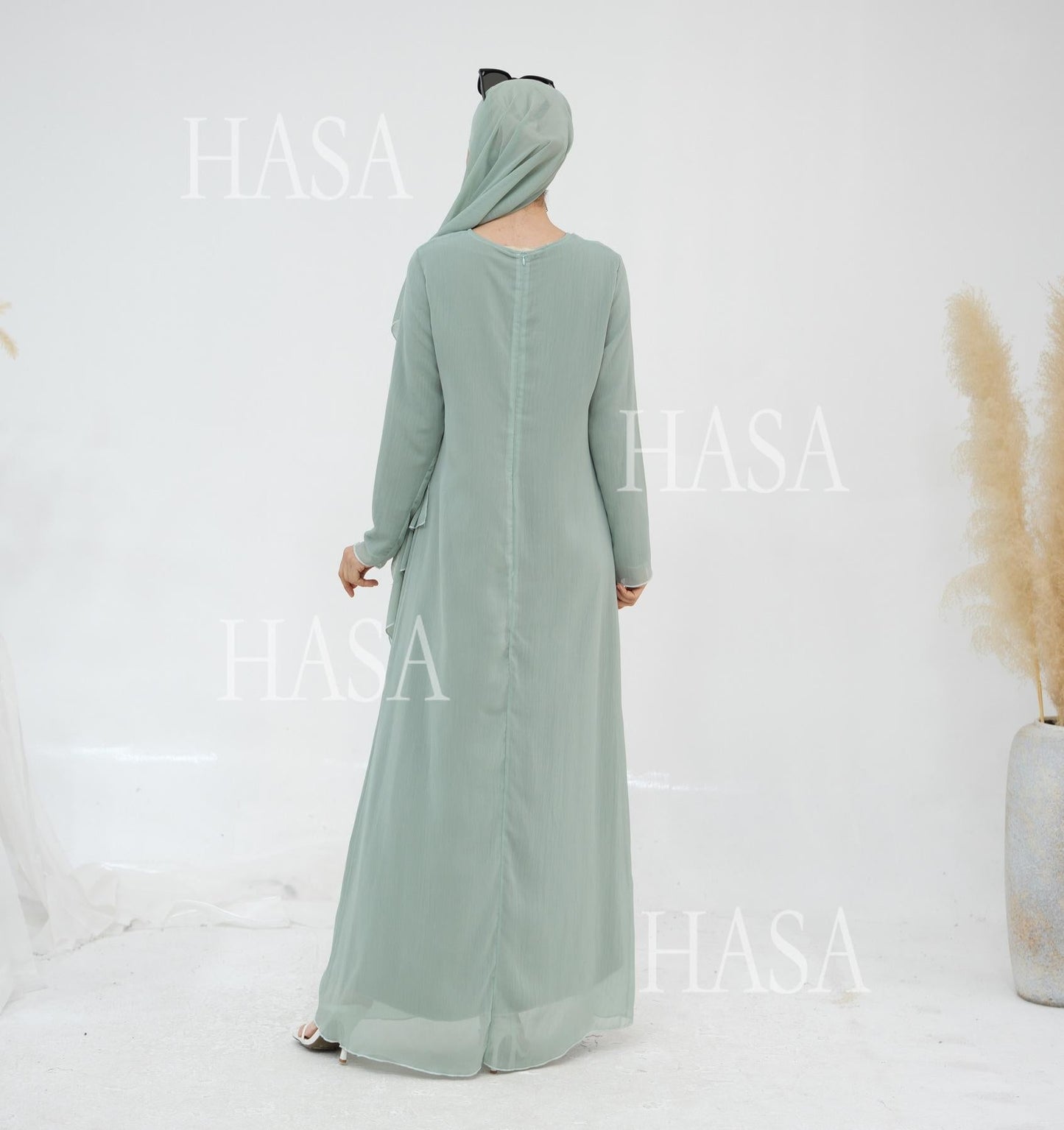 LUMAYA5881 Simple Two-piece Suit, A Dress Combination TLUMAYAt Combines Comfort and Elegance closed abayas