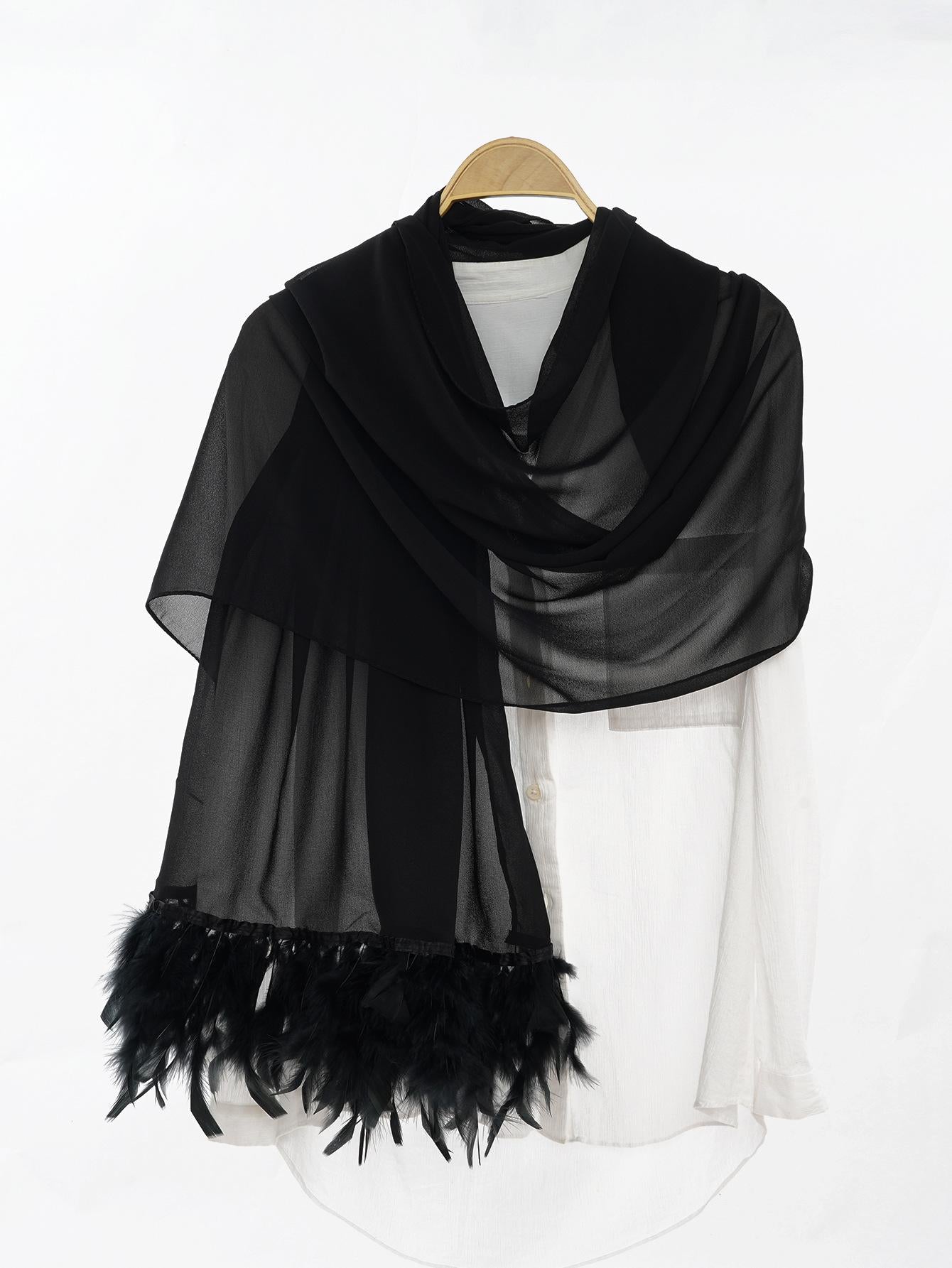 LUMAYA LM1146 Pure Color Chiffon BreatLMble Headscarf