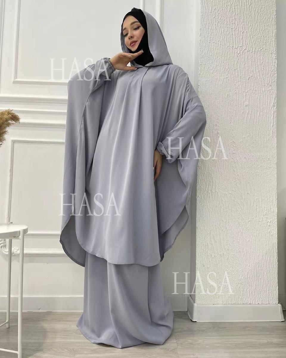 LM6583 Women's Loose Long Robe Suit