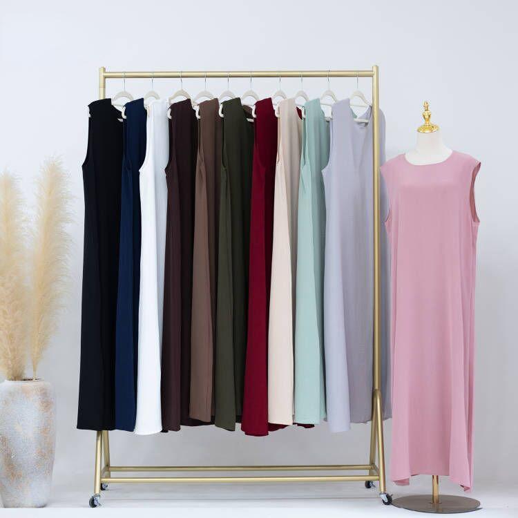 LUMAYA LUMAYA1019 Solid Color Bottom Tank Top Dress