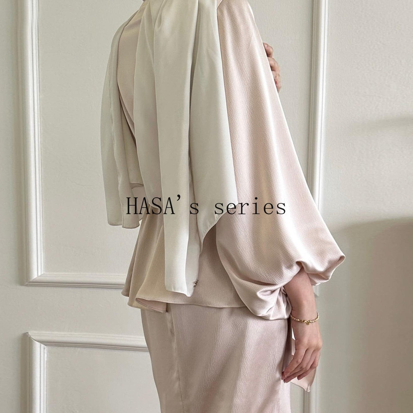 LUMAYA4845 Simple, Solid-color, Loose-fitting Two-piece Set, A Comfortable and Coordinated Outfit.