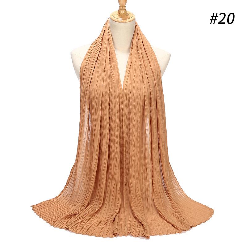 LUMAYA LM1137 Pearl Chiffon Baotou Scarf