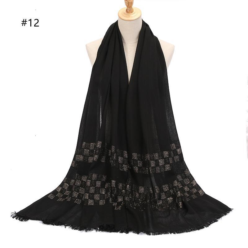LUMAYA LM1142 Soft Solid Color Ladies Headscarf