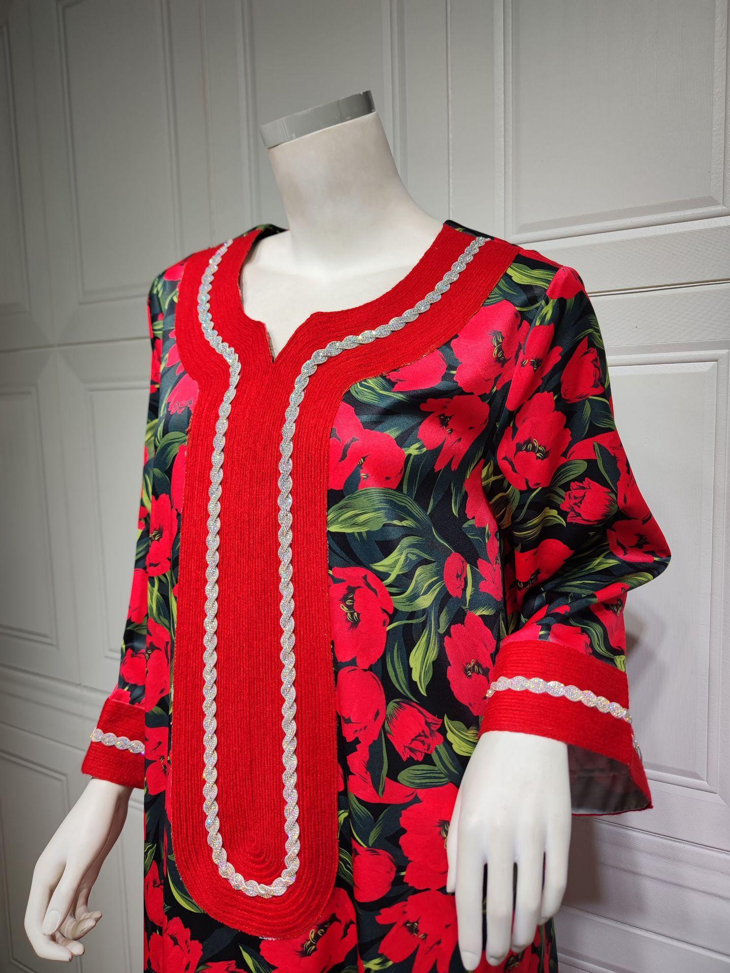LUMAYA LUMAYA1072 Fashion New Product Hot Diamond Printed Dress