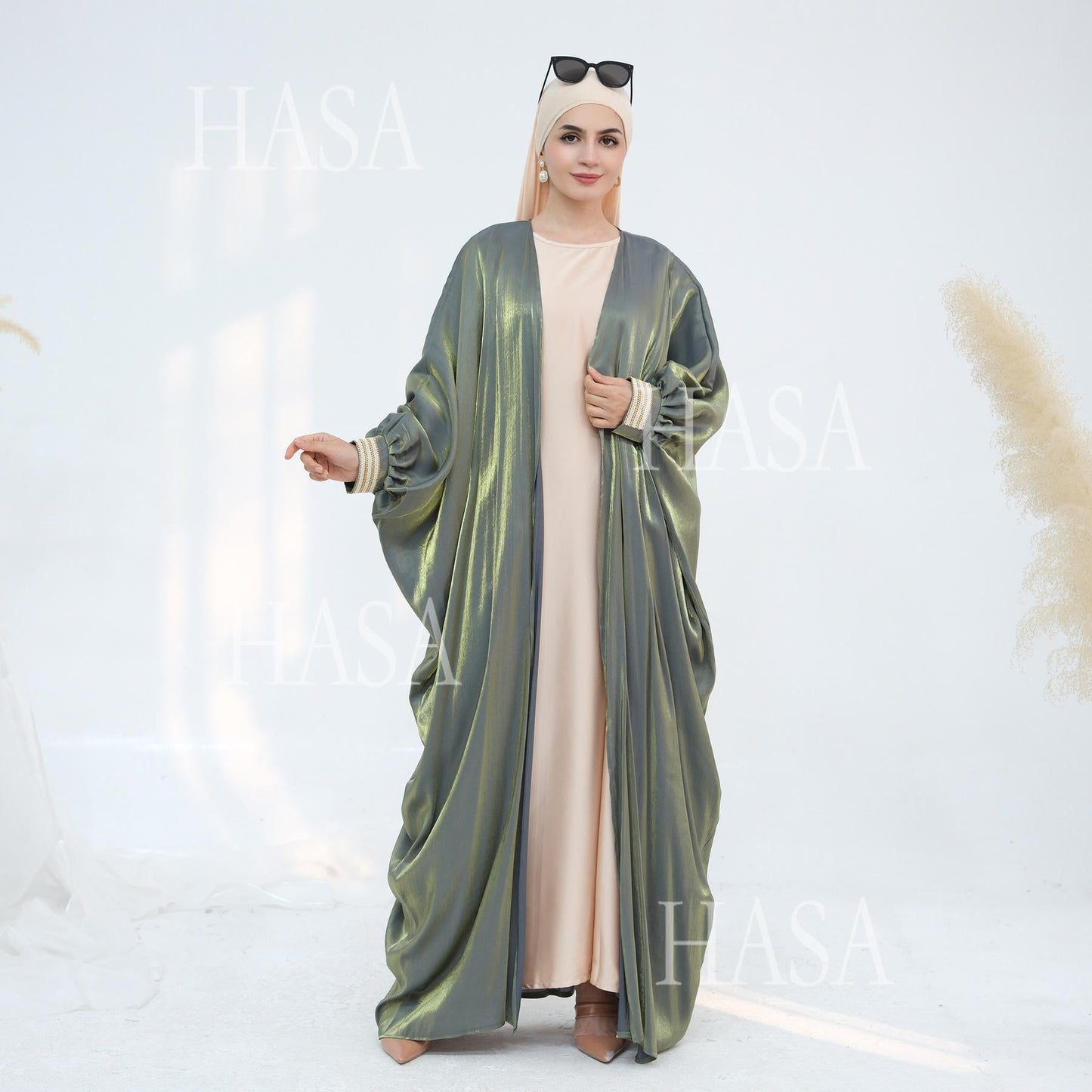 LUMAYA5873 Temperament Cardigan Long Coat Exquisite Trim To Create Elegant Style