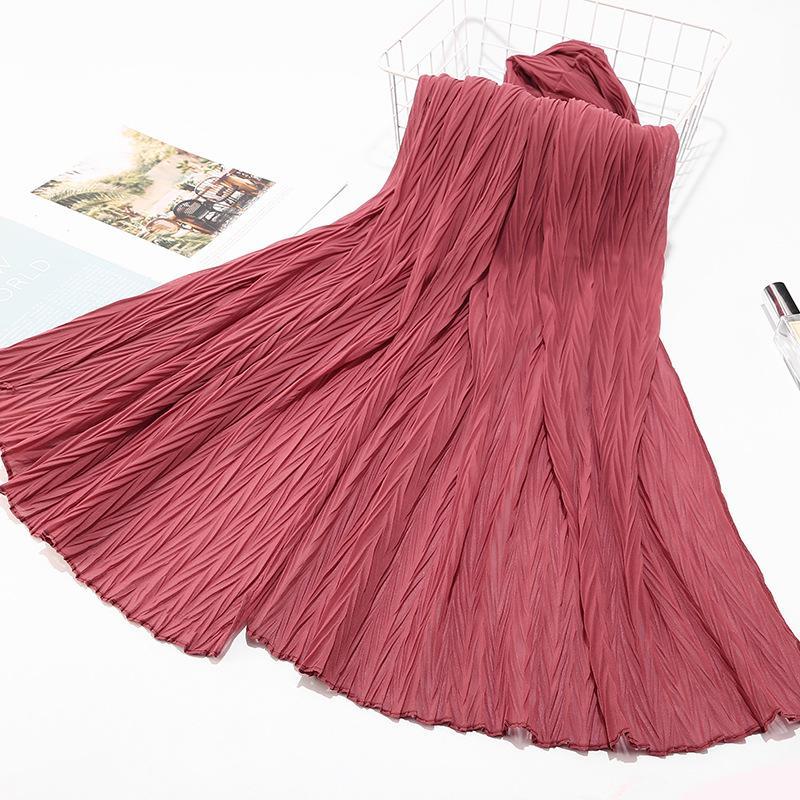 LUMAYA LM1137 Pearl Chiffon Baotou Scarf