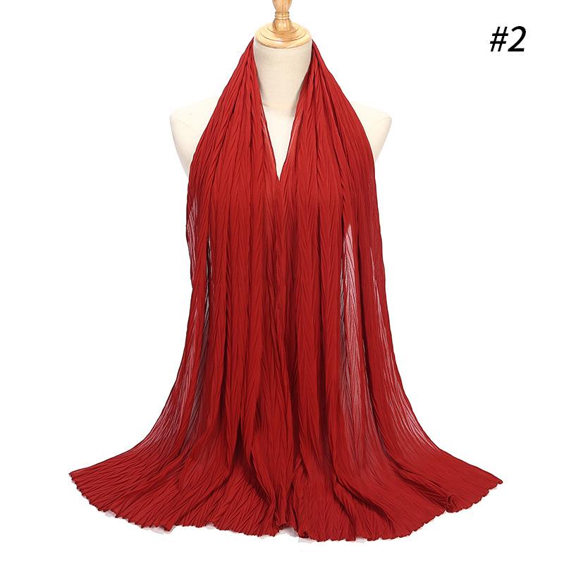 LUMAYA LM1137 Pearl Chiffon Baotou Scarf