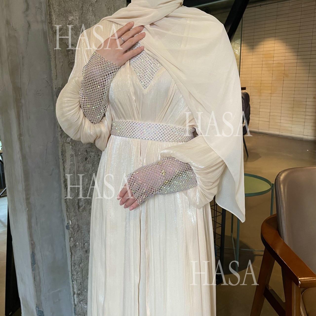 LUMAYA6481  Chiffon Robe 4 - Piece Set for Graceful Look