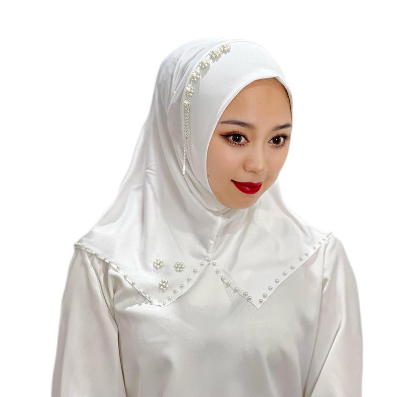 LUMAYA LM1110 Monochrome Beaded Flower Headband