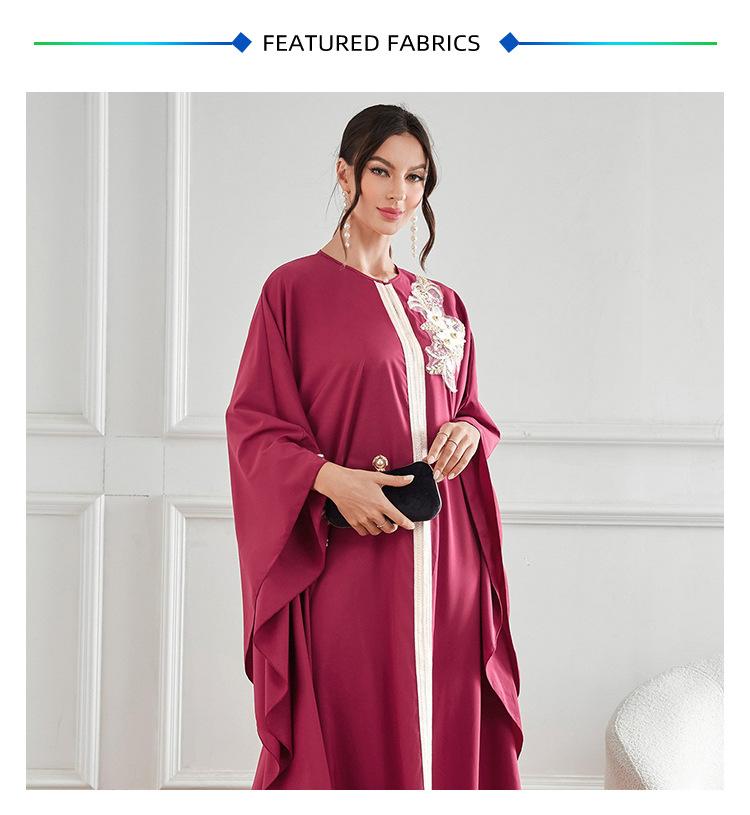LUMAYA LUMAYA1087 New Style Elegant Decal Dress Robe