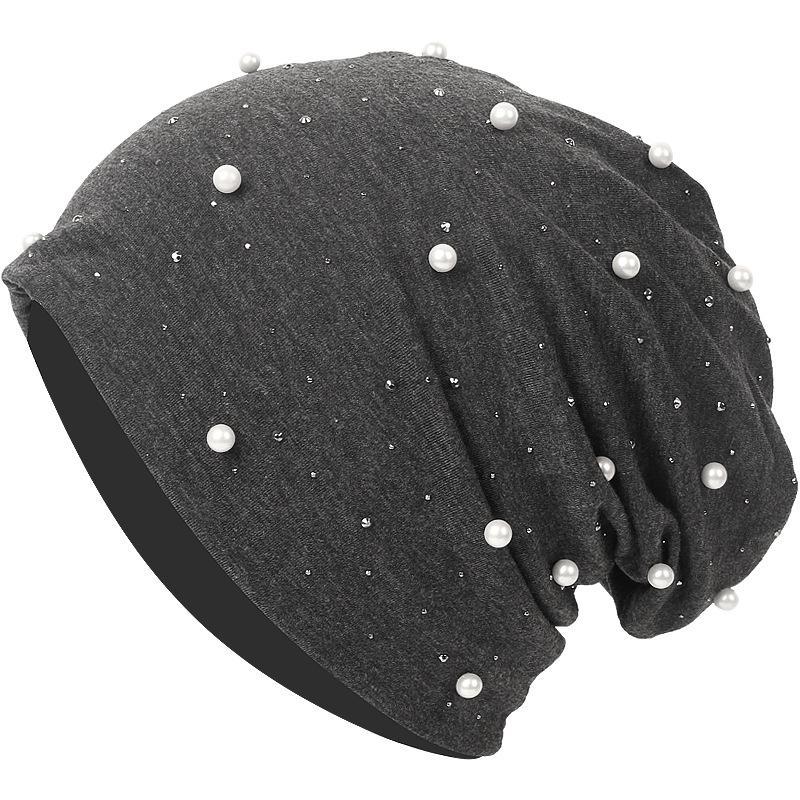 LUMAYA LM1092 Pearl Hot Diamond Pullover Cap