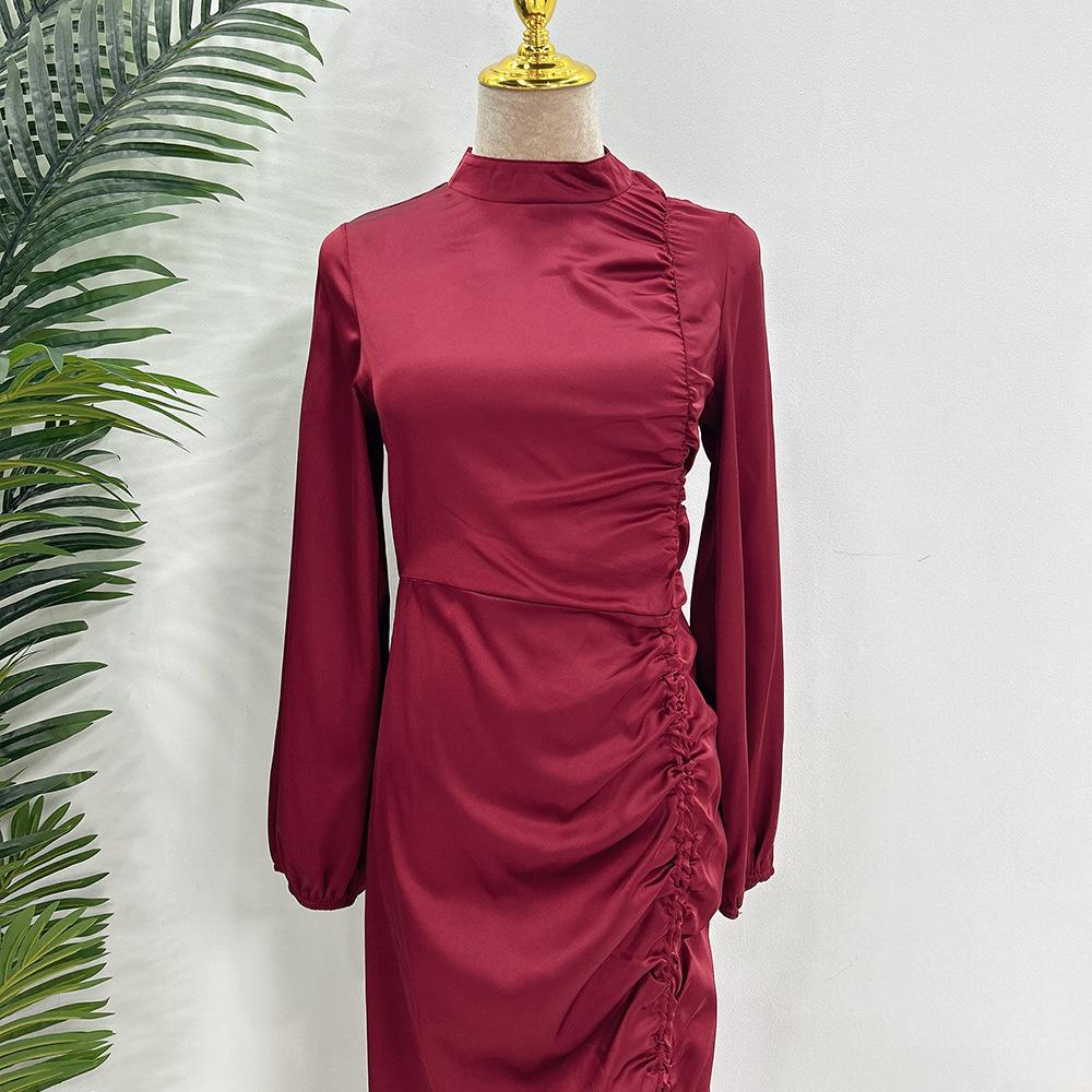 LUMAYA LUMAYA1045 Solid Color Large Robe Dress