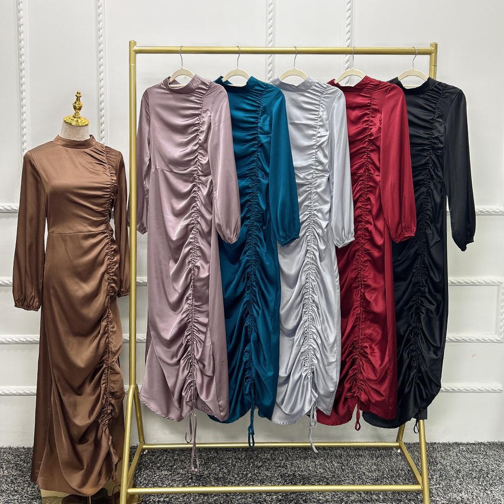 LUMAYA LUMAYA1045 Solid Color Large Robe Dress