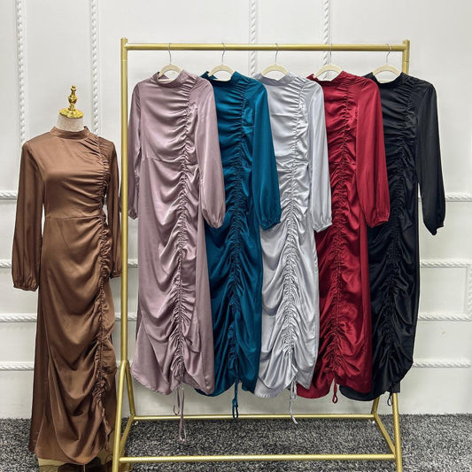 LUMAYA LUMAYA1045 Solid Color Large Robe Dress