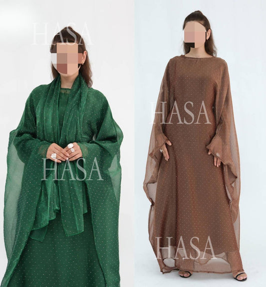LM6619 Hot diamond long dress (with optional inner suit)