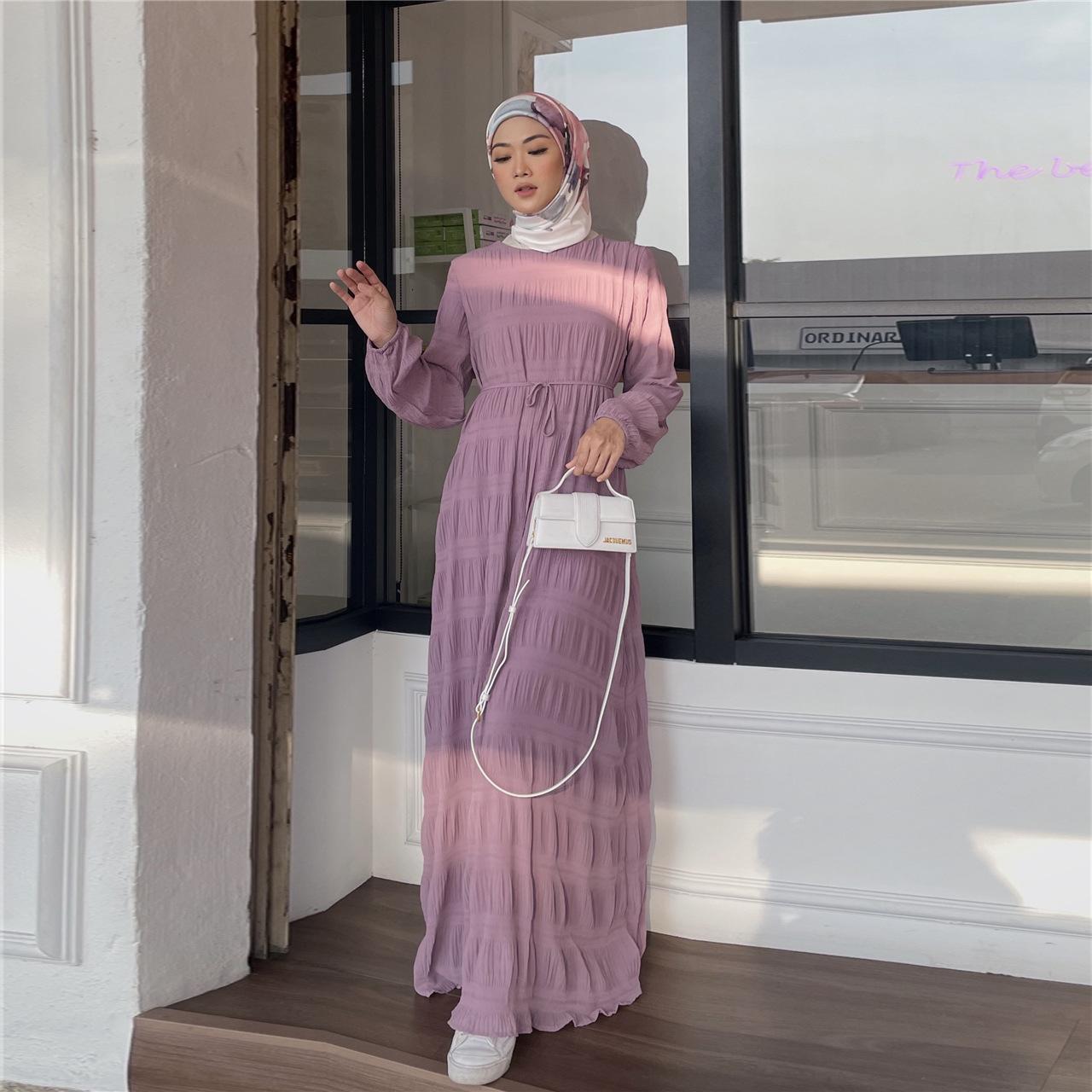 LUMAYA LUMAYA1049 Long Chiffon Pleated Dress