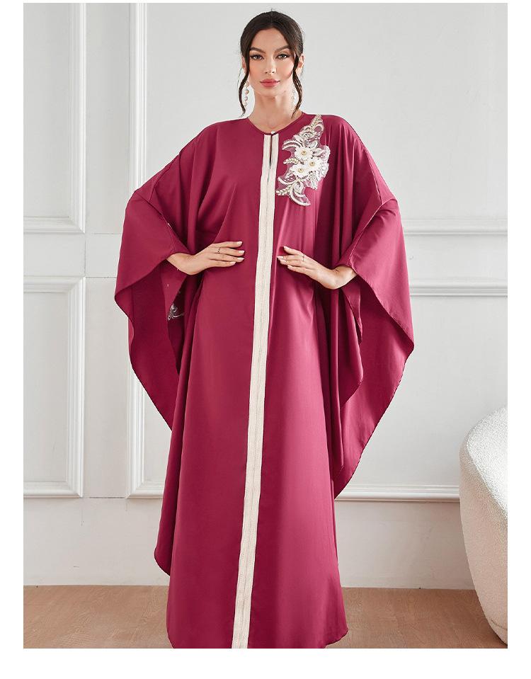 LUMAYA LUMAYA1087 New Style Elegant Decal Dress Robe