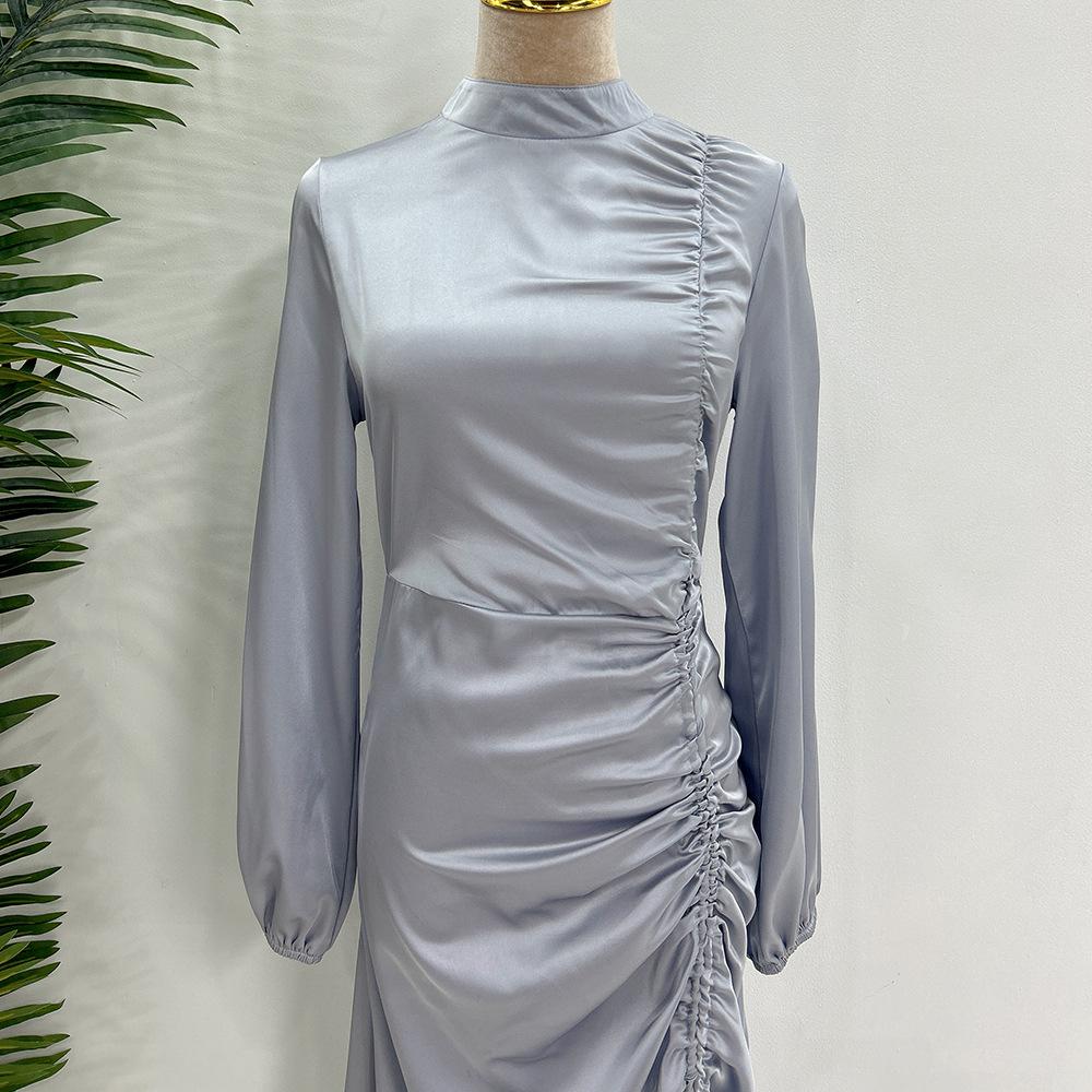 LUMAYA LUMAYA1045 Solid Color Large Robe Dress