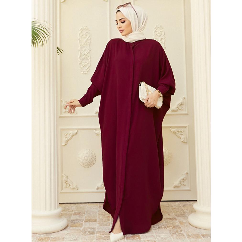 LUMAYA LUMAYA0519 Bat Sleeves Long Robe