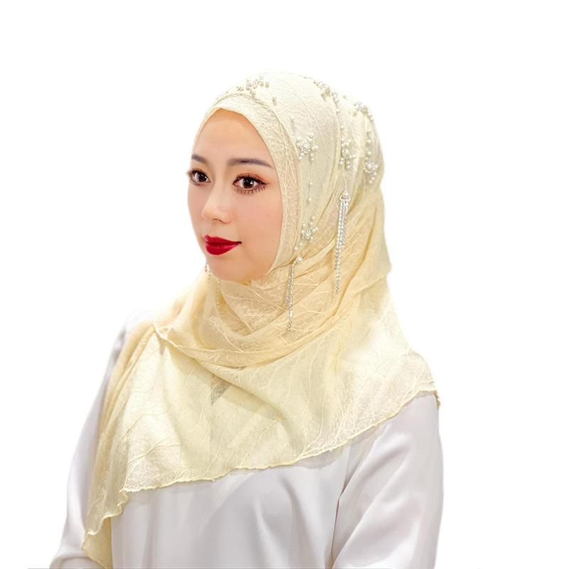 LUMAYA LM1107 Solid Color Headband Gold Thread Bead Flower SLMwl LMt Headband