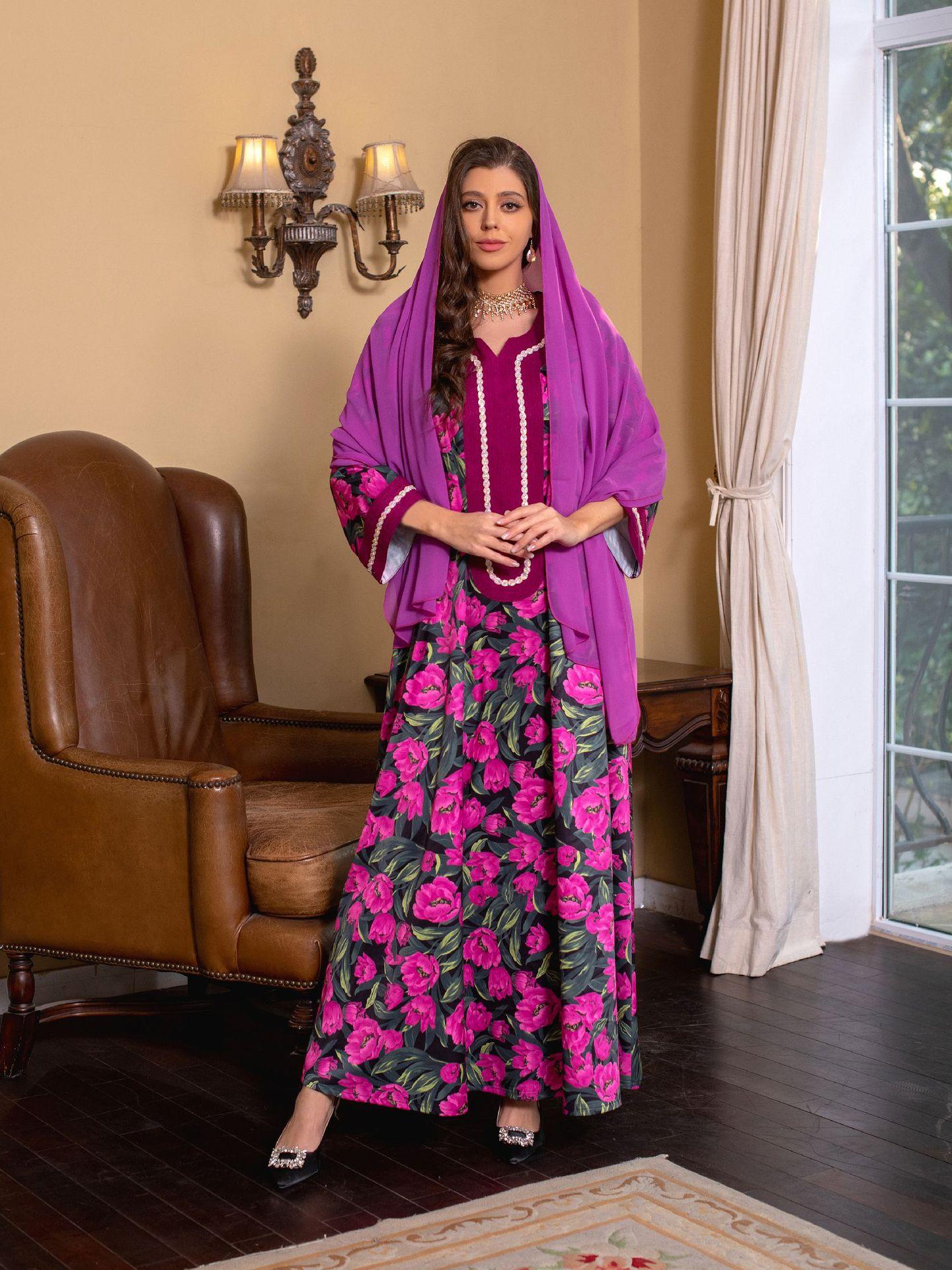 LUMAYA LUMAYA1072 Fashion New Product Hot Diamond Printed Dress