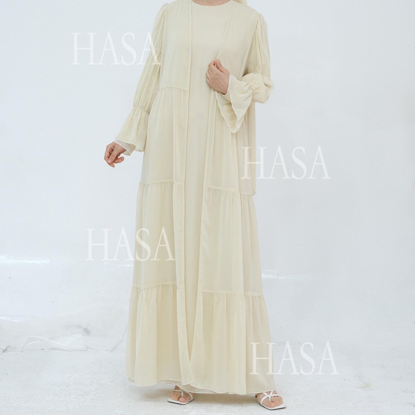 LUMAYA5881 Simple Two-piece Suit, A Dress Combination TLUMAYAt Combines Comfort and Elegance closed abayas