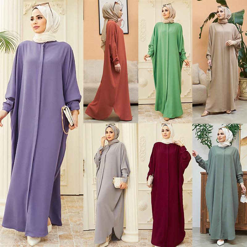 LUMAYA LUMAYA0519 Bat Sleeves Long Robe