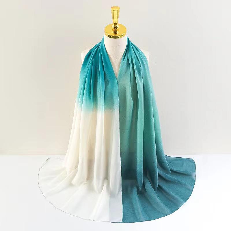 LUMAYA LM1148 New Gradient Chiffon Headscarf