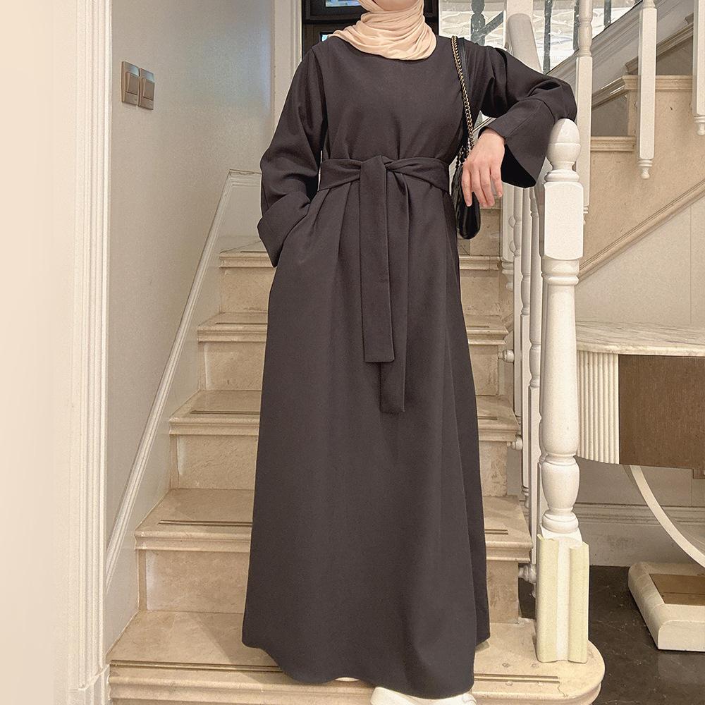 LUMAYA LUMAYA1011 Solid Color Tunic Dress