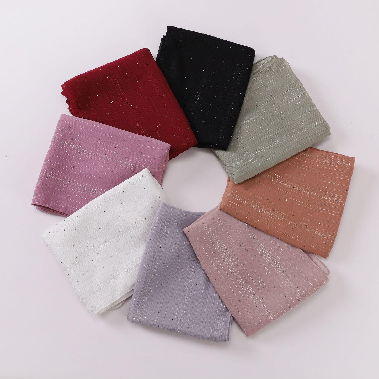 LUMAYA LM1114 All Over The Sky Hot Drilling Long Scarf Hijab