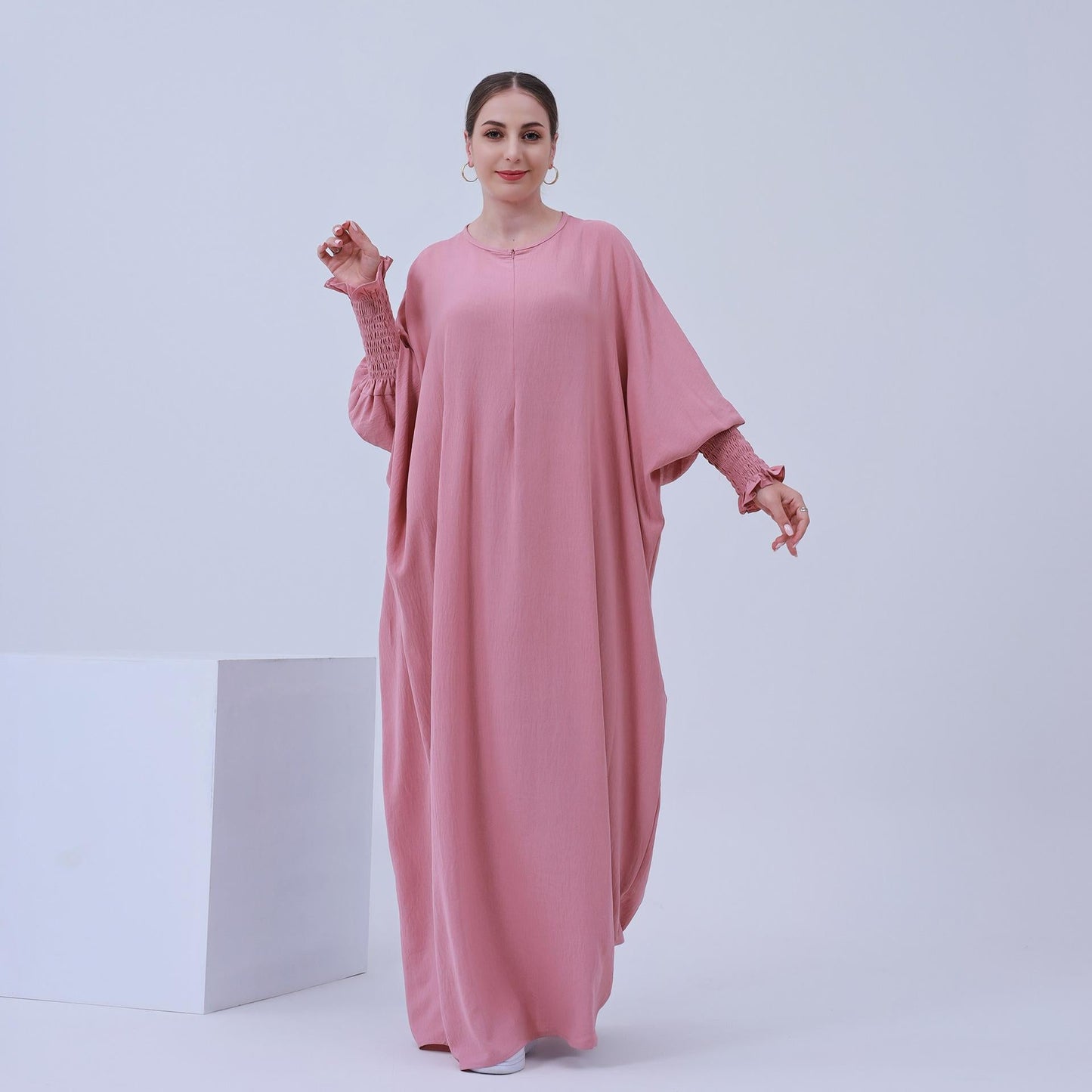 LUMAYA LUMAYA1003 Solid Bat Dress