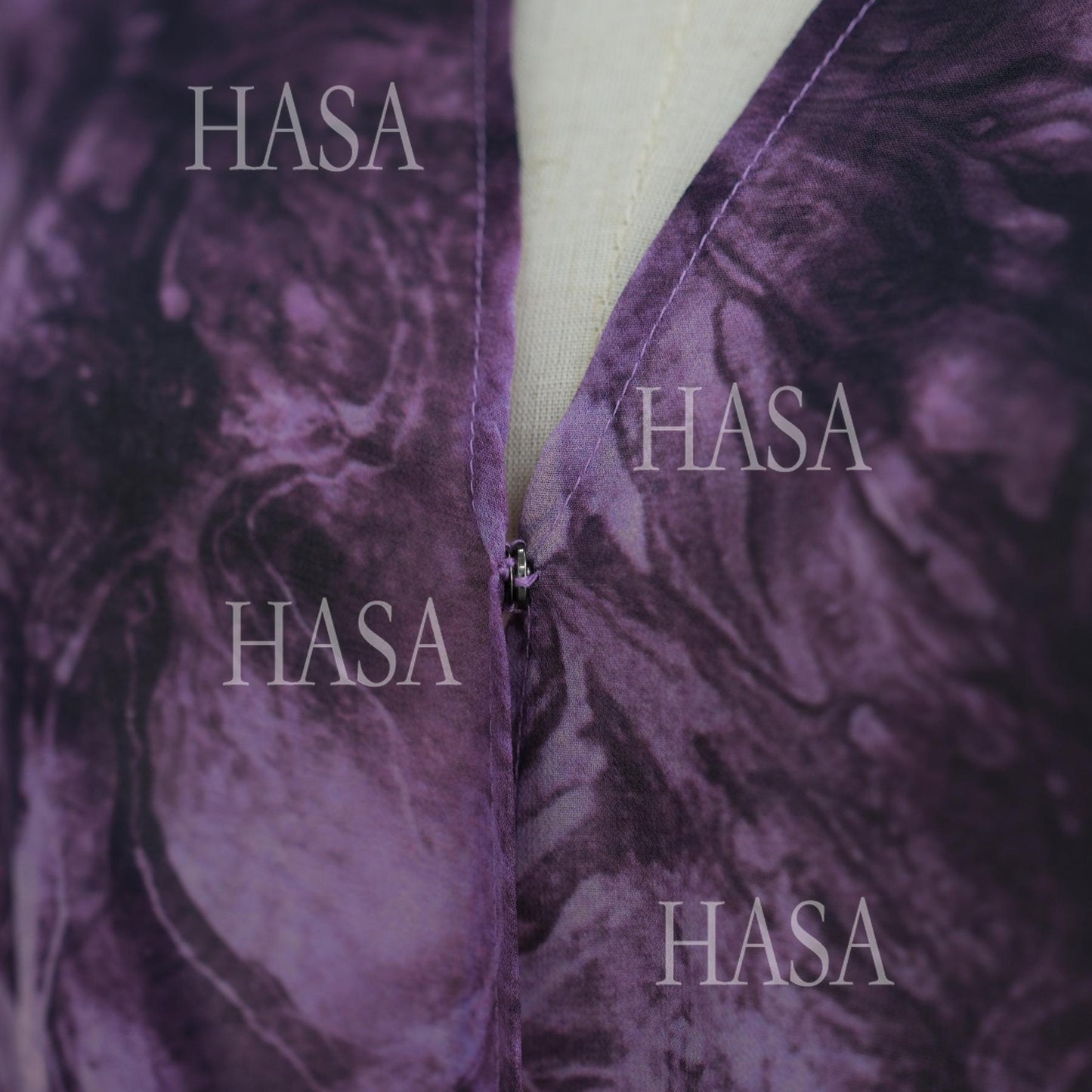 LUMAYA6551 Printed Abaya Cardigan with Matching Scarf Two-Piece Set
