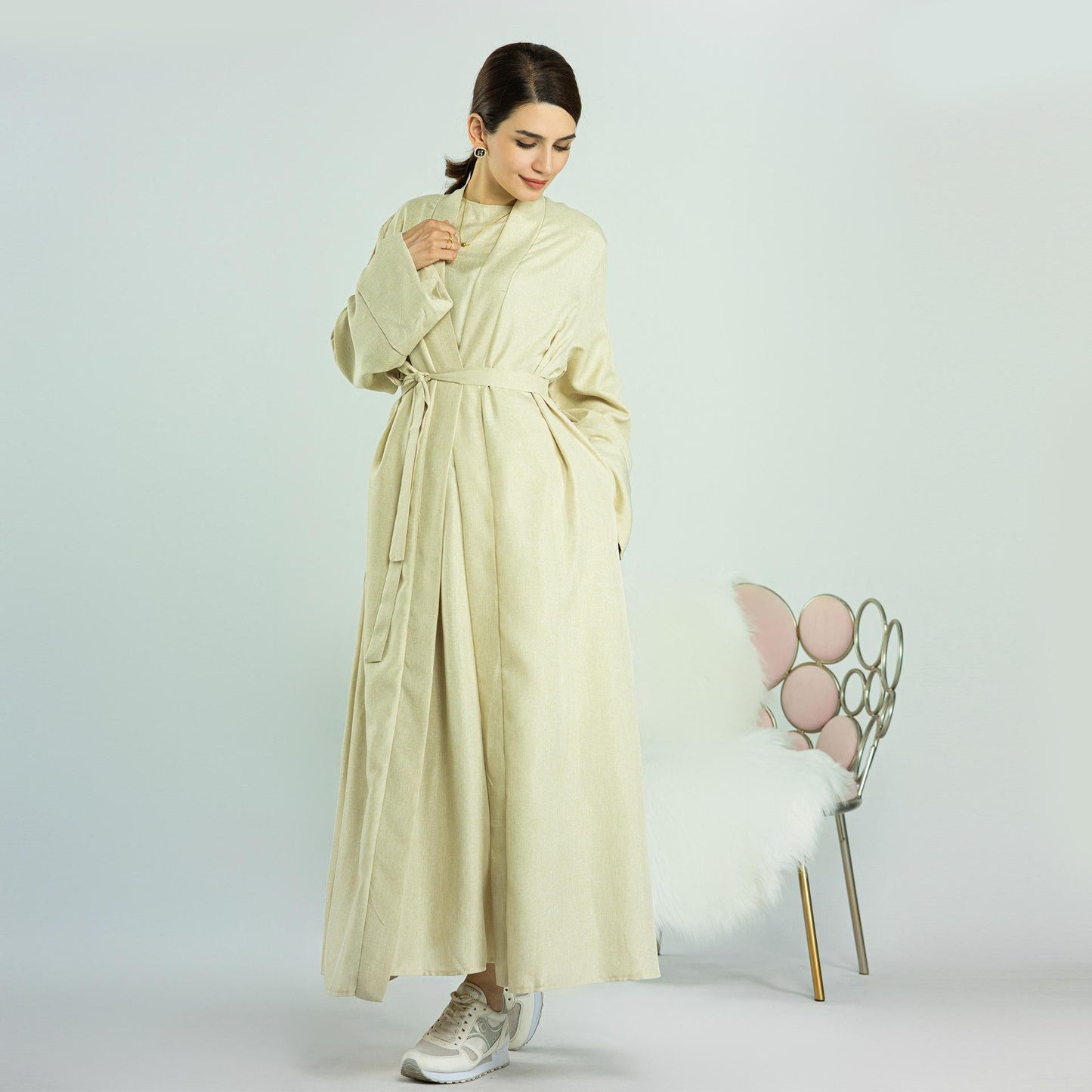 LUMAYA LUMAYA0710 2pcs Set Cardigan+Inner Dress