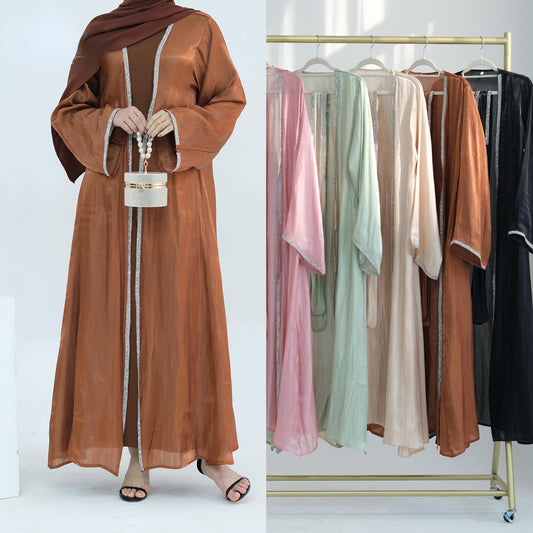LUMAYA LM1185 3pcs Set Cardigan+Inner Dress+Hijab