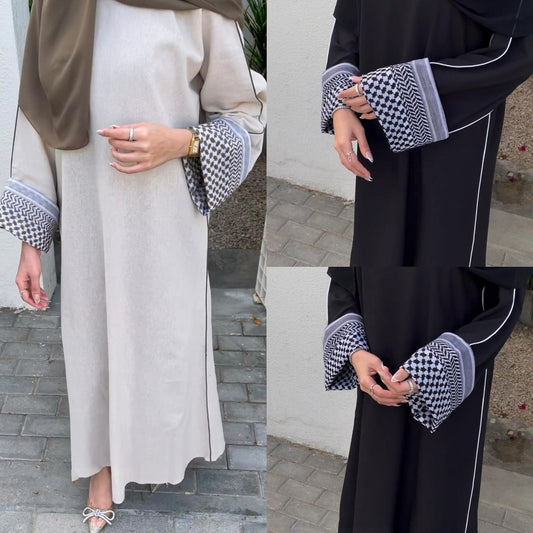 LUMAYA LM1181 Patchwork Elegant Abaya