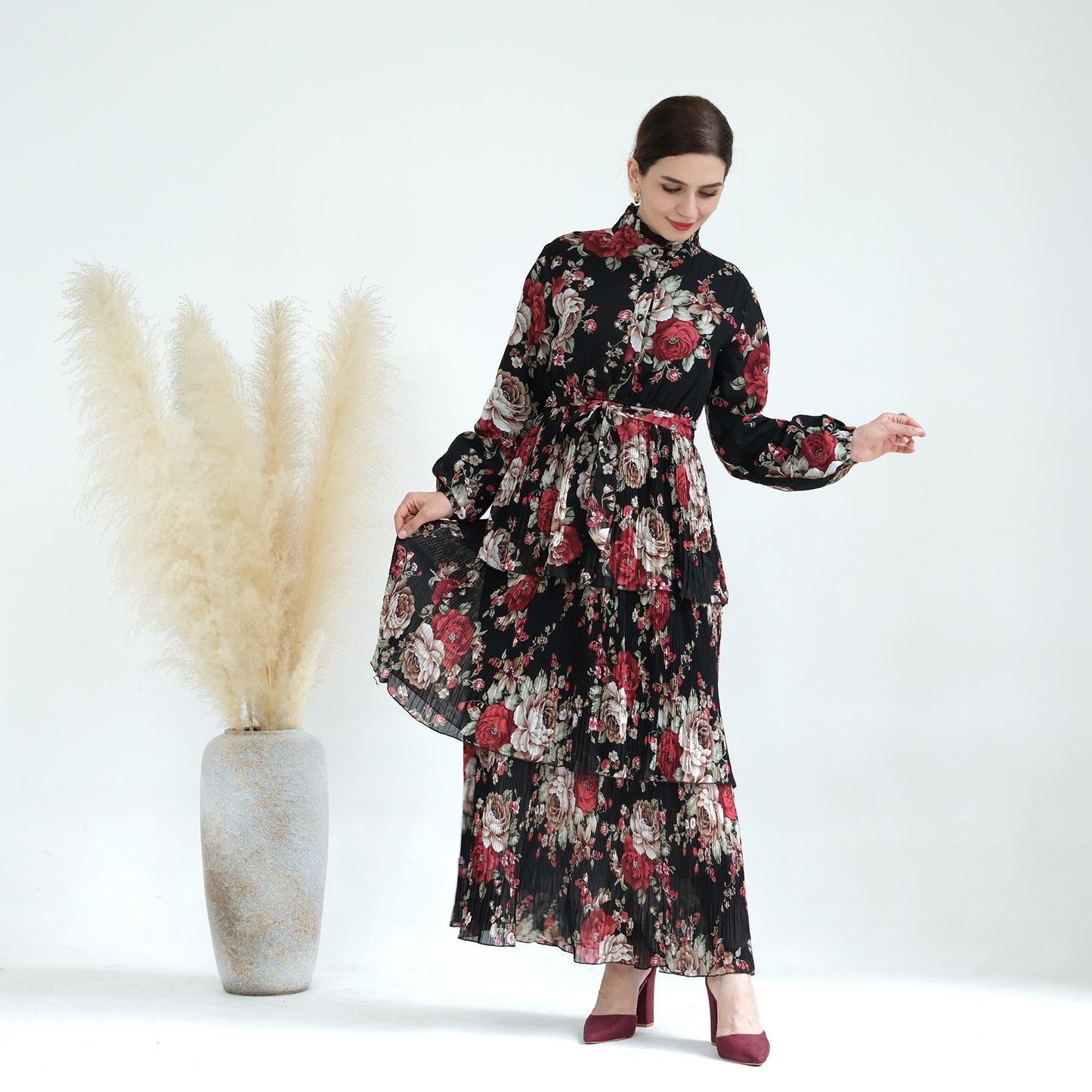 LUMAYA LUMAYA1008 Pure Beauty Printed Dress