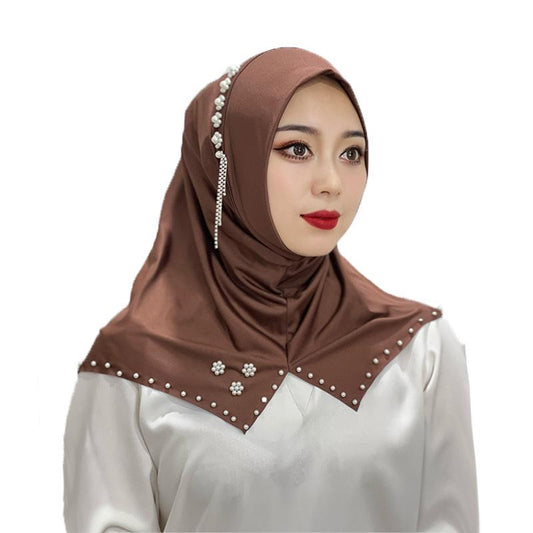 LUMAYA LM1110 Monochrome Beaded Flower Headband