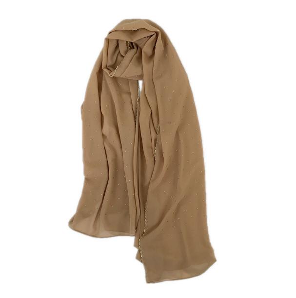 LUMAYA LUMAYA1063 Pearl Chiffon Diamond Headband