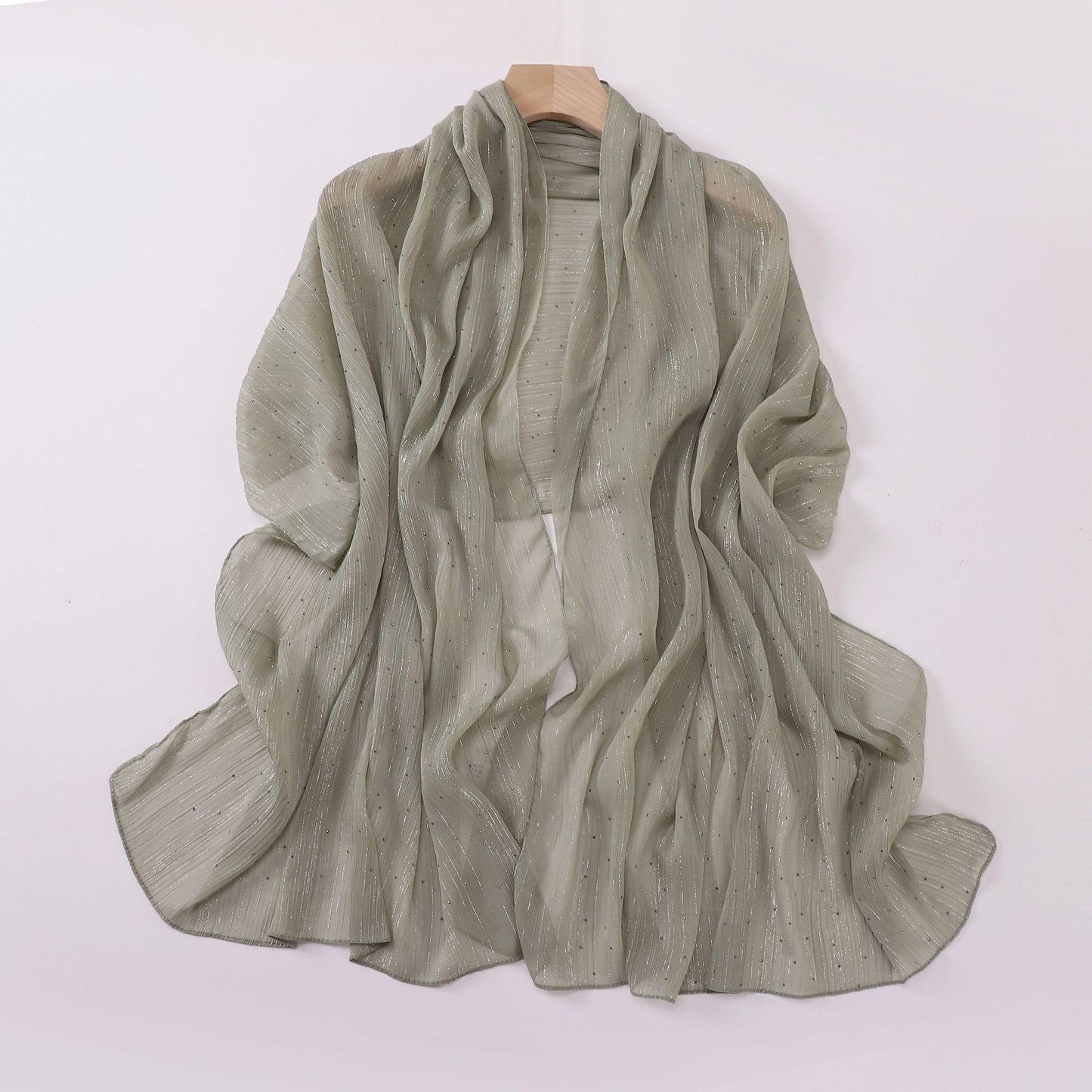 LUMAYA LM1114 All Over The Sky Hot Drilling Long Scarf Hijab