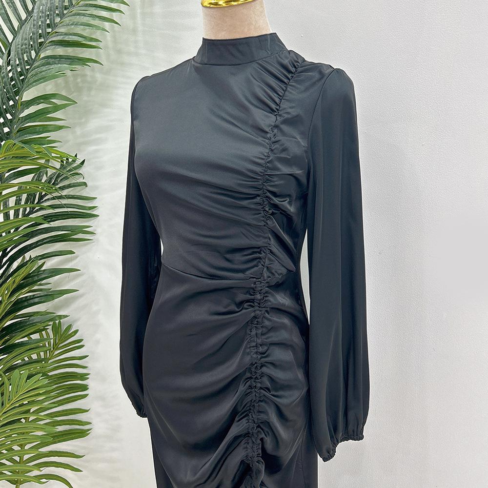 LUMAYA LUMAYA1045 Solid Color Large Robe Dress