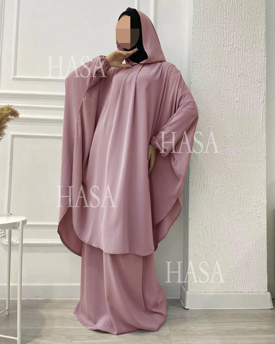 LM6583 Women's Loose Long Robe Suit