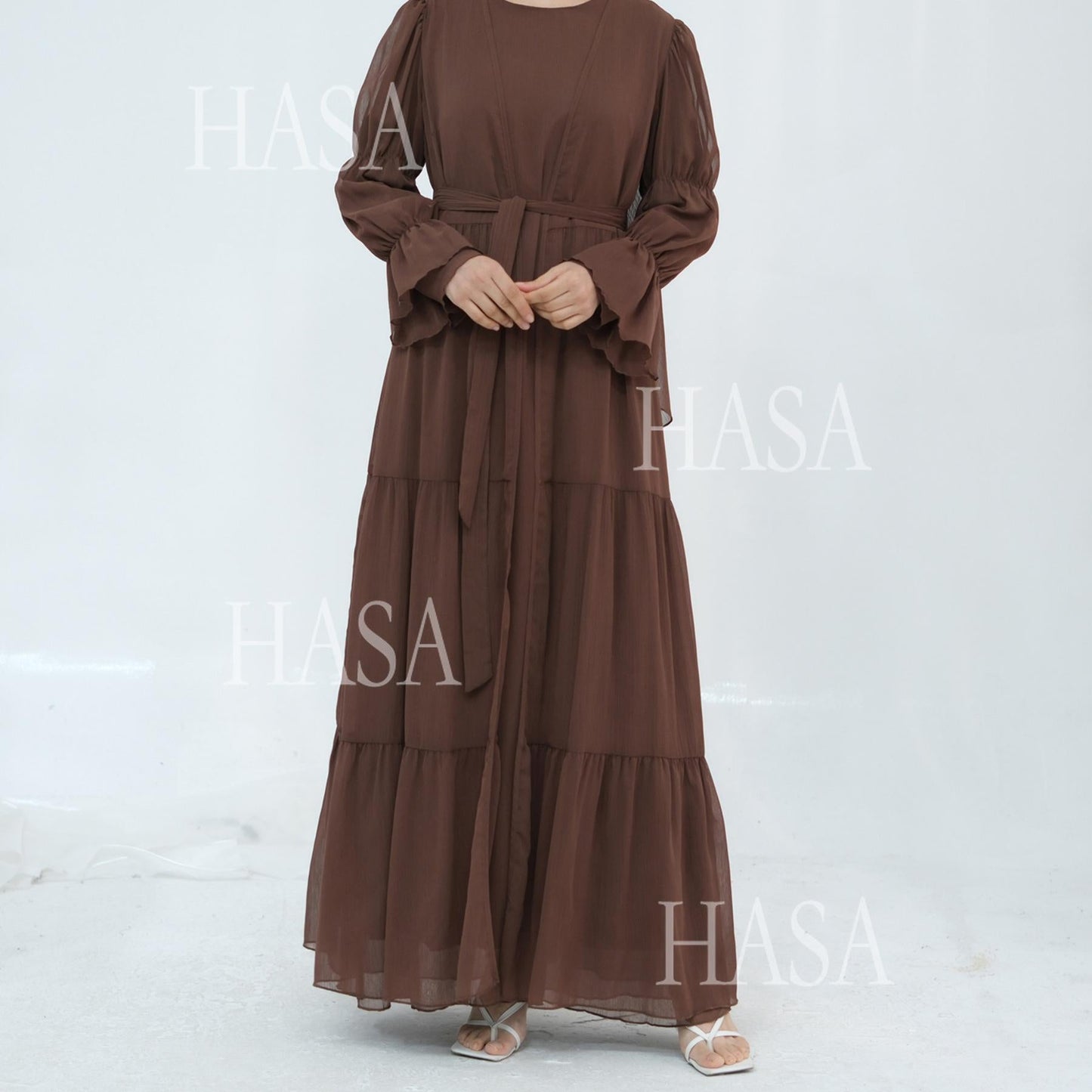 LUMAYA5881 Simple Two-piece Suit, A Dress Combination TLUMAYAt Combines Comfort and Elegance closed abayas