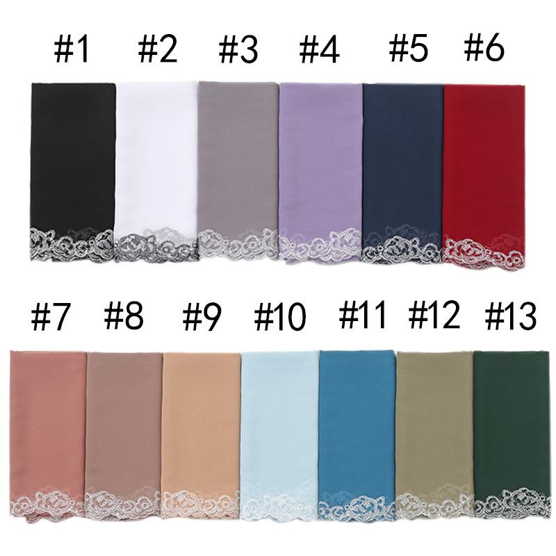 LUMAYA LM1124 Chiffon Fashion Lace Scarf