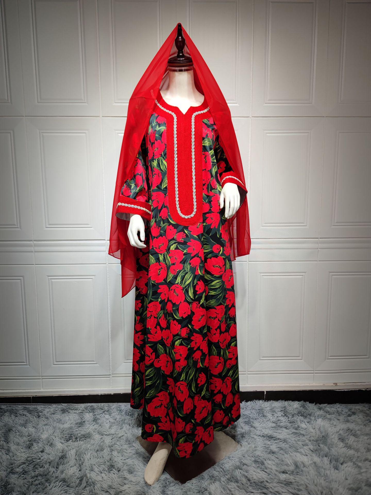 LUMAYA LUMAYA1072 Fashion New Product Hot Diamond Printed Dress
