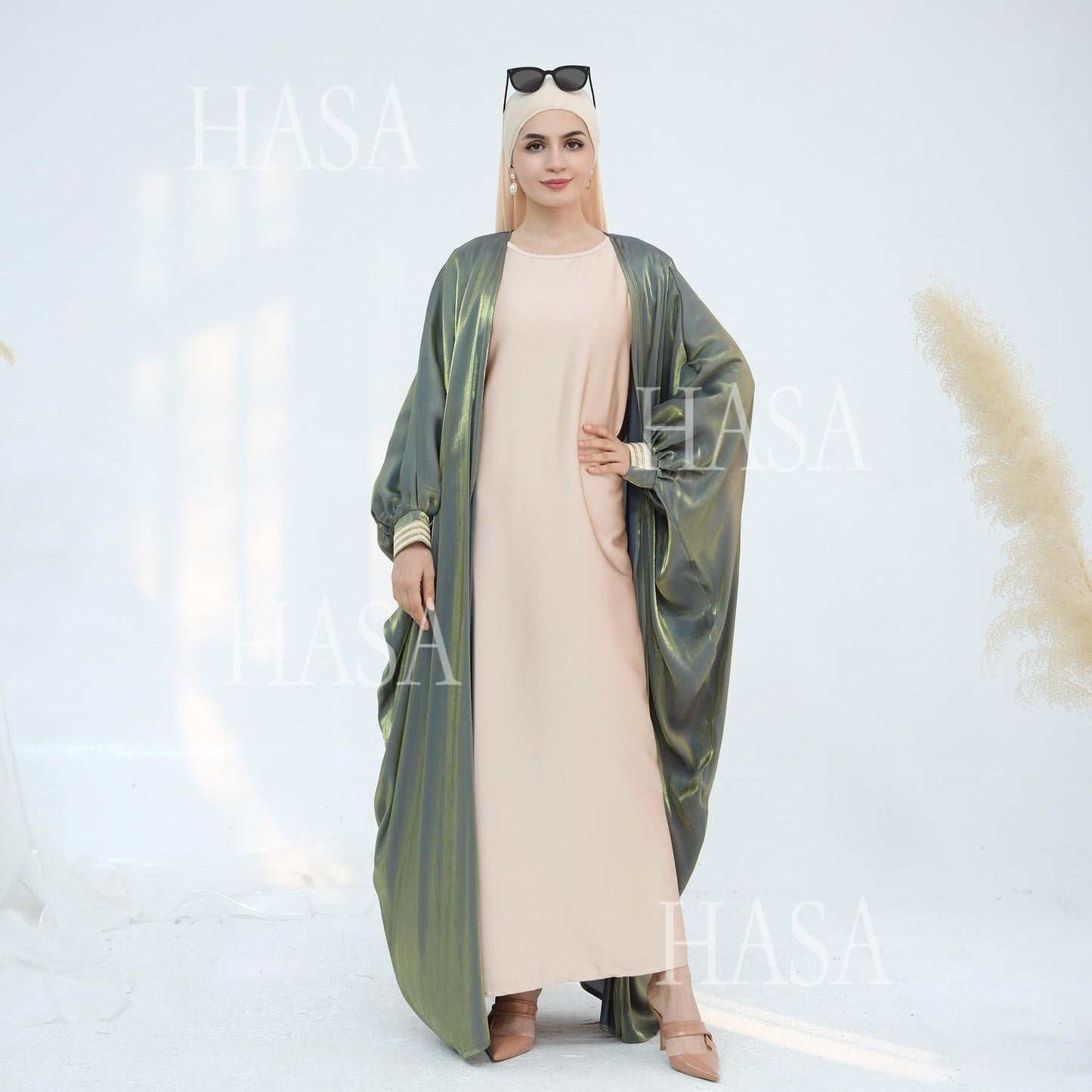 LUMAYA5873 Temperament Cardigan Long Coat Exquisite Trim To Create Elegant Style